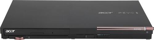 Front Standard. Acer - Revo Nettop Computer - 4 GB Memory - 750 GB Hard Drive - Black.