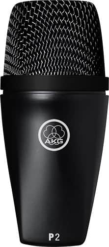 Front Standard. AKG - P2 Dynamic Microphone - Black.