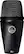 Front Standard. AKG - P2 Dynamic Microphone - Black.
