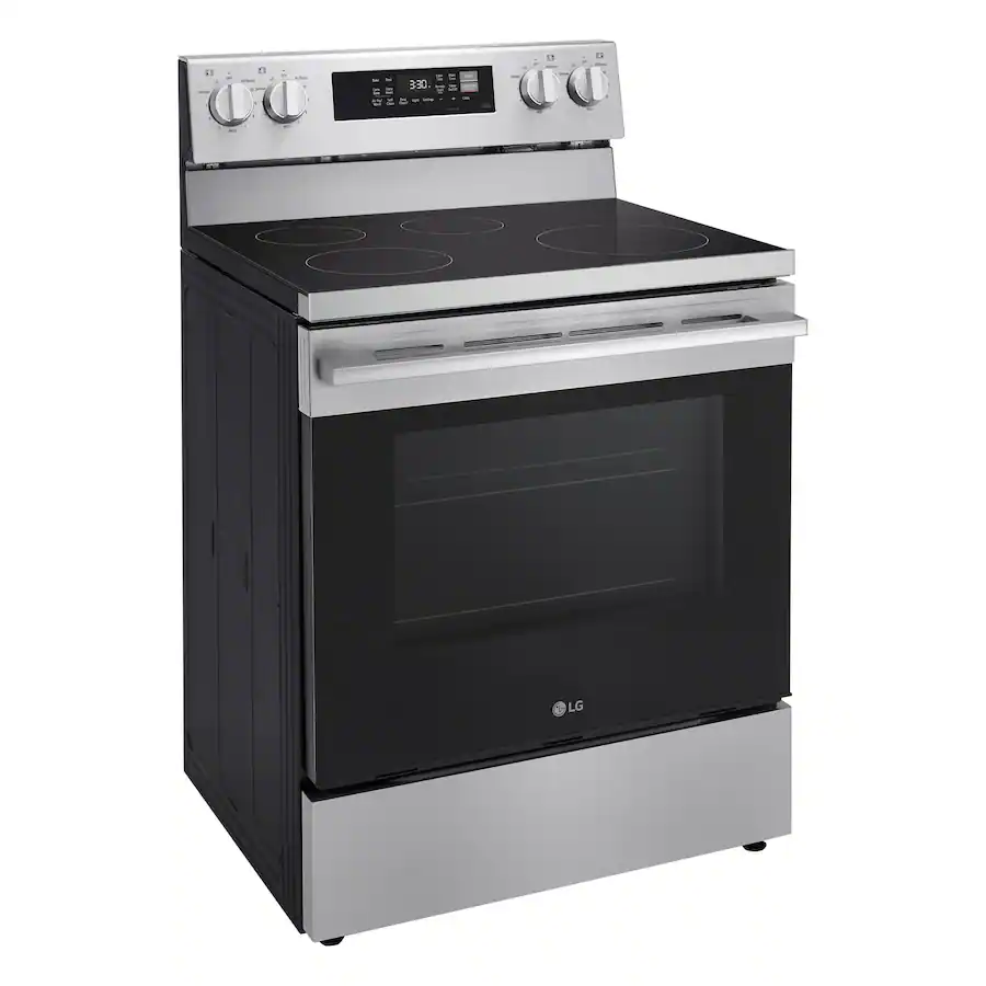 LG 30 in 6.3 Cu. Ft. Freestanding Electric Induction True Convection ...