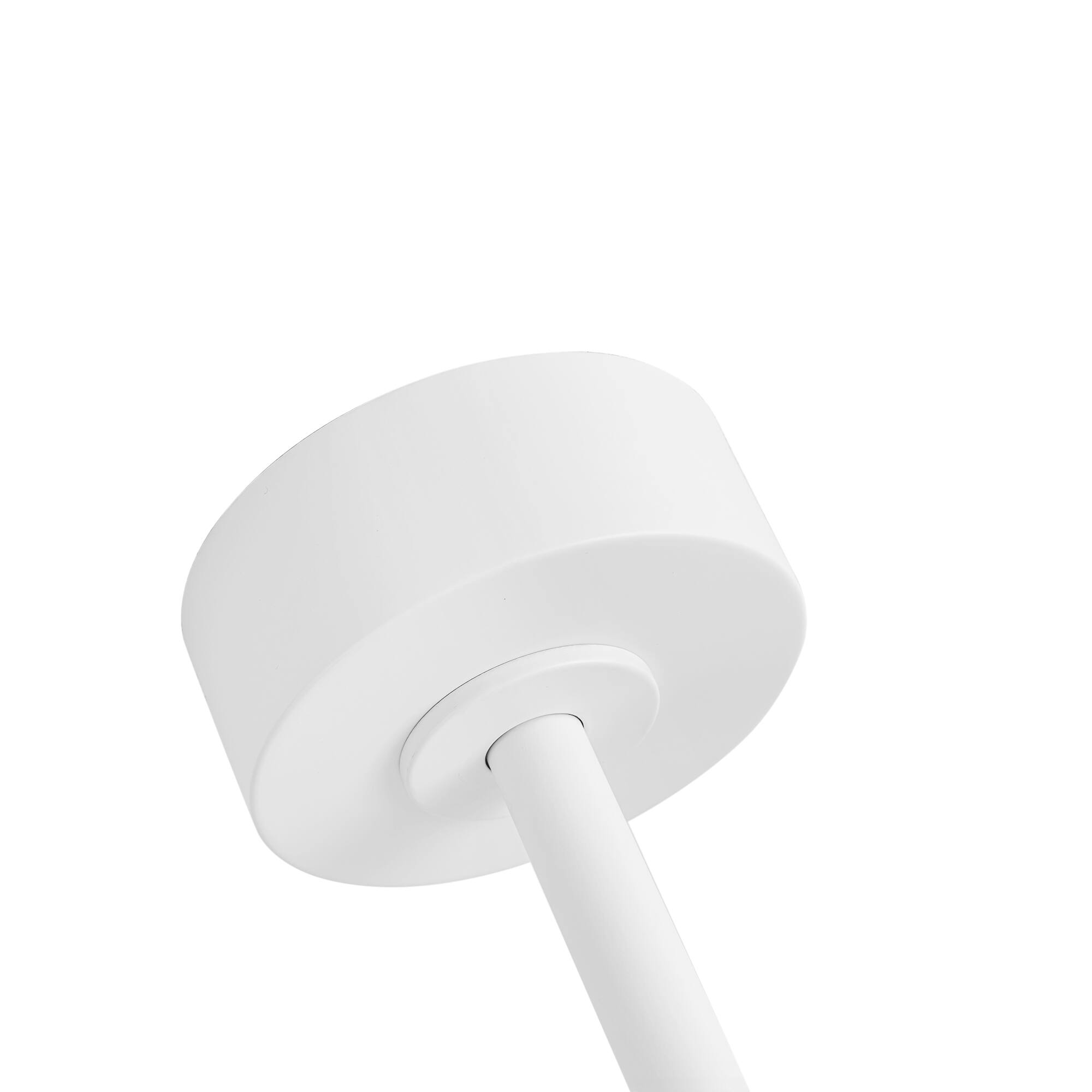 Alt View 10. Breezary - 65-Inch Ceiling Fan with 8 ABS Blades, 6-Speed DC Motor, Remote Control with Timer, 2 Downrods, Light/No-Light Options - Minimalist white(No Light).