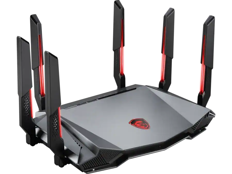 Msi Internet MSI RadiX AXE6600 WiFi 6E Tri Band Gaming Router support 2.5GHz/5GHz ...