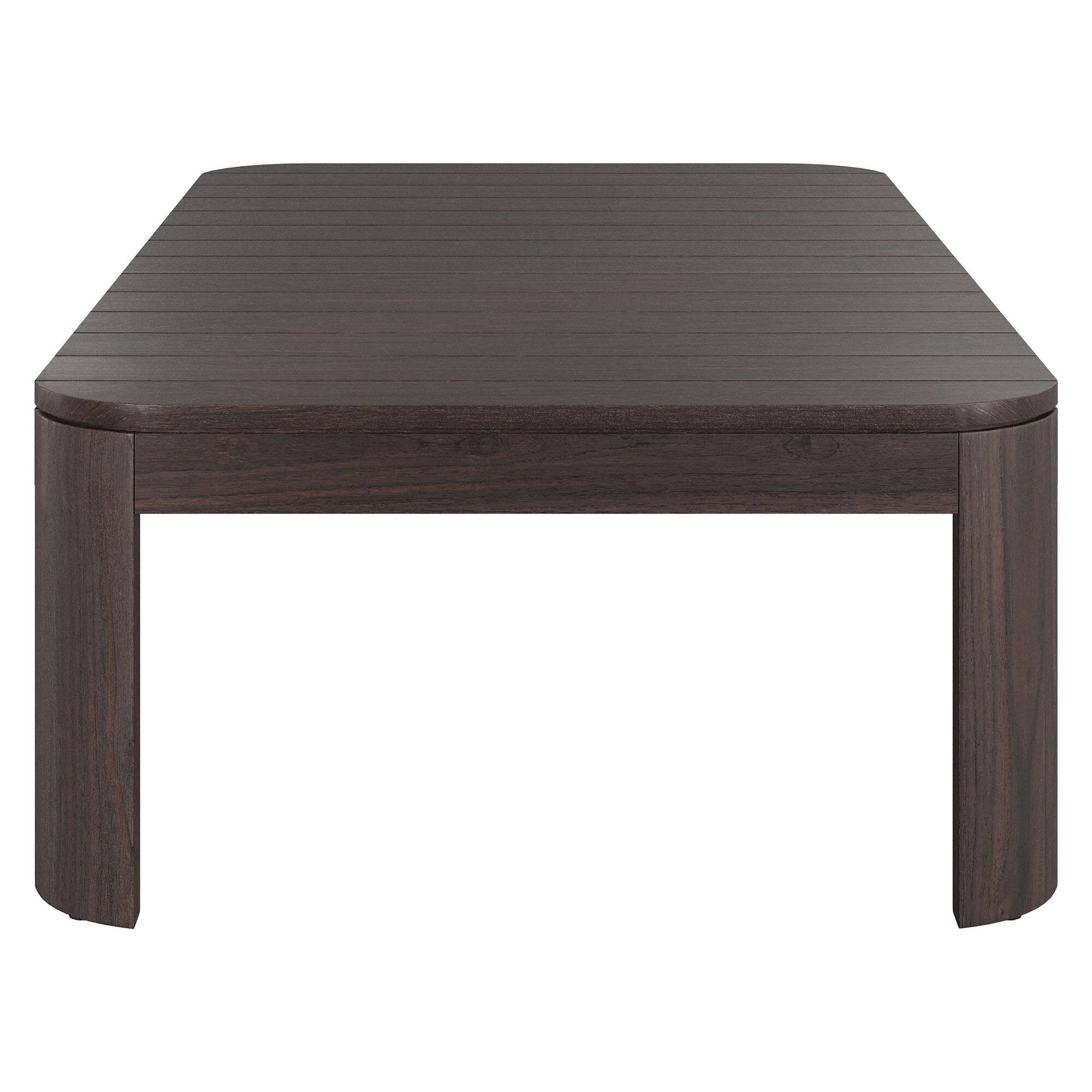 Alt View 2. Modway - Kona 47 Inch Outdoor Teak Wood Coffee Table by Modway - Dark Brown.