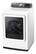 Left. Samsung - 7.4 Cu. Ft. 15-Cycle Steam Gas Dryer - White.