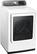 Angle. Samsung - 7.4 Cu. Ft. 15-Cycle Steam Electric Dryer - White.