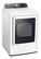 Angle. Samsung - 7.4 Cu. Ft. 11-Cycle Steam Electric Dryer - White.