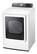 Left. Samsung - 7.4 Cu. Ft. 11-Cycle Steam Electric Dryer - White.