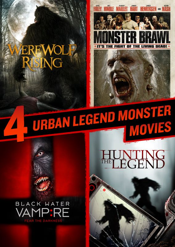 4 Urban Legend Monster Movies [DVD]