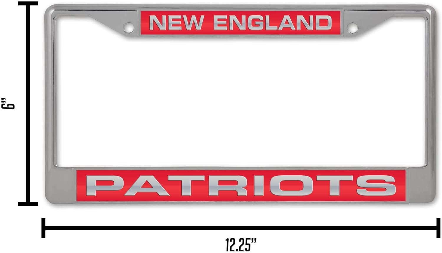 NEW ENGLAND  
PATRIOTS  

6"  
12.25"