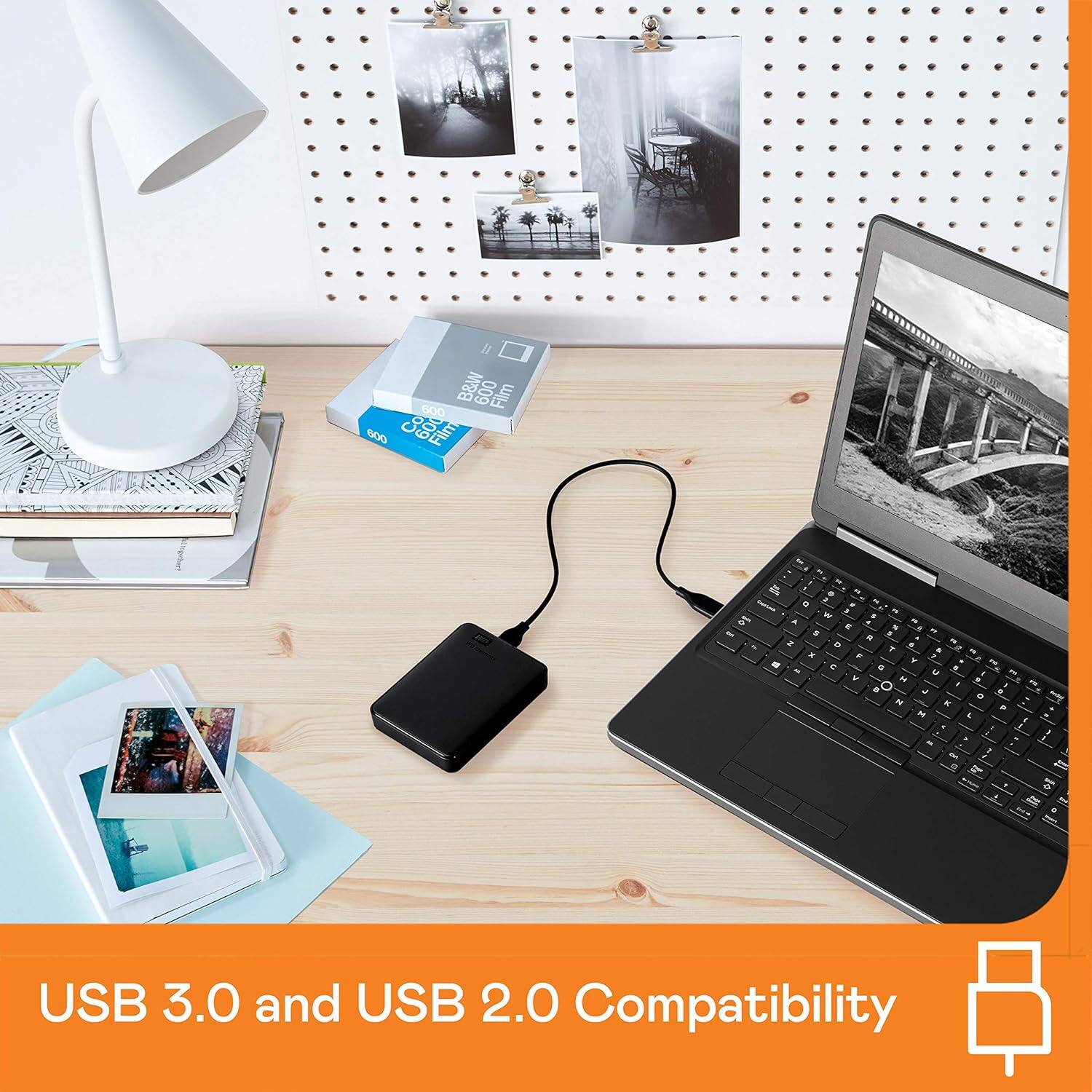Western Digital WD 6TB Elements Portable Storage USB 3.2 Gen 1/USB