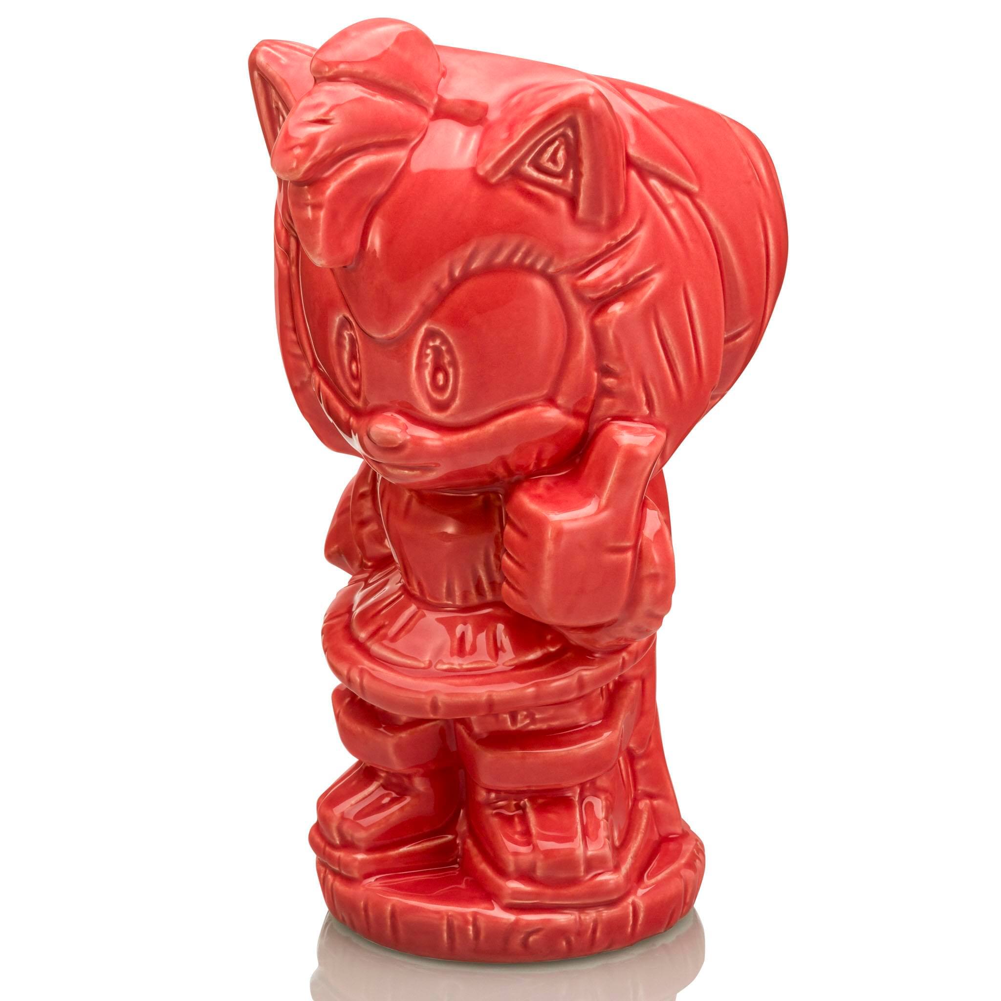 Alt View 10. ThinkGeek - Geeki Tikis Sonic The Hedgehog Amy Rose Ceramic Mug | Holds 11 Ounces - Red.