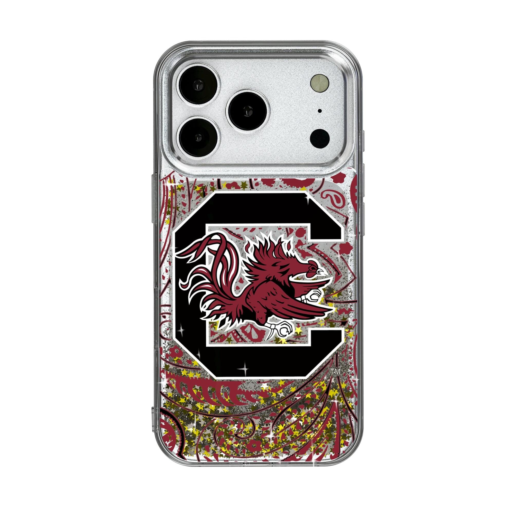 Keyscaper - NCAA - South Carolina Gamecocks iPhone Glitter Paisley Design Case - 17 Pro Max - Multicolor price history on PriceWatchPro