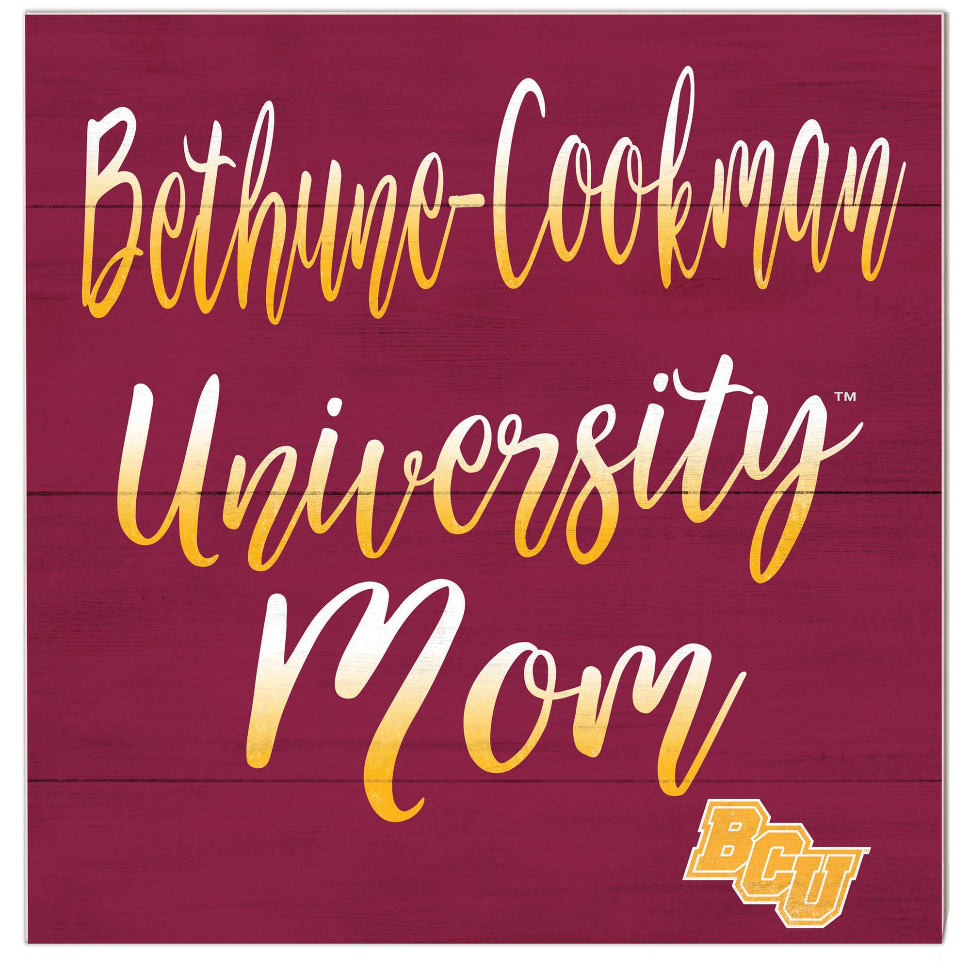 Bethune-Cookman Wildcats 10'' x 10'' Mom Plaque
