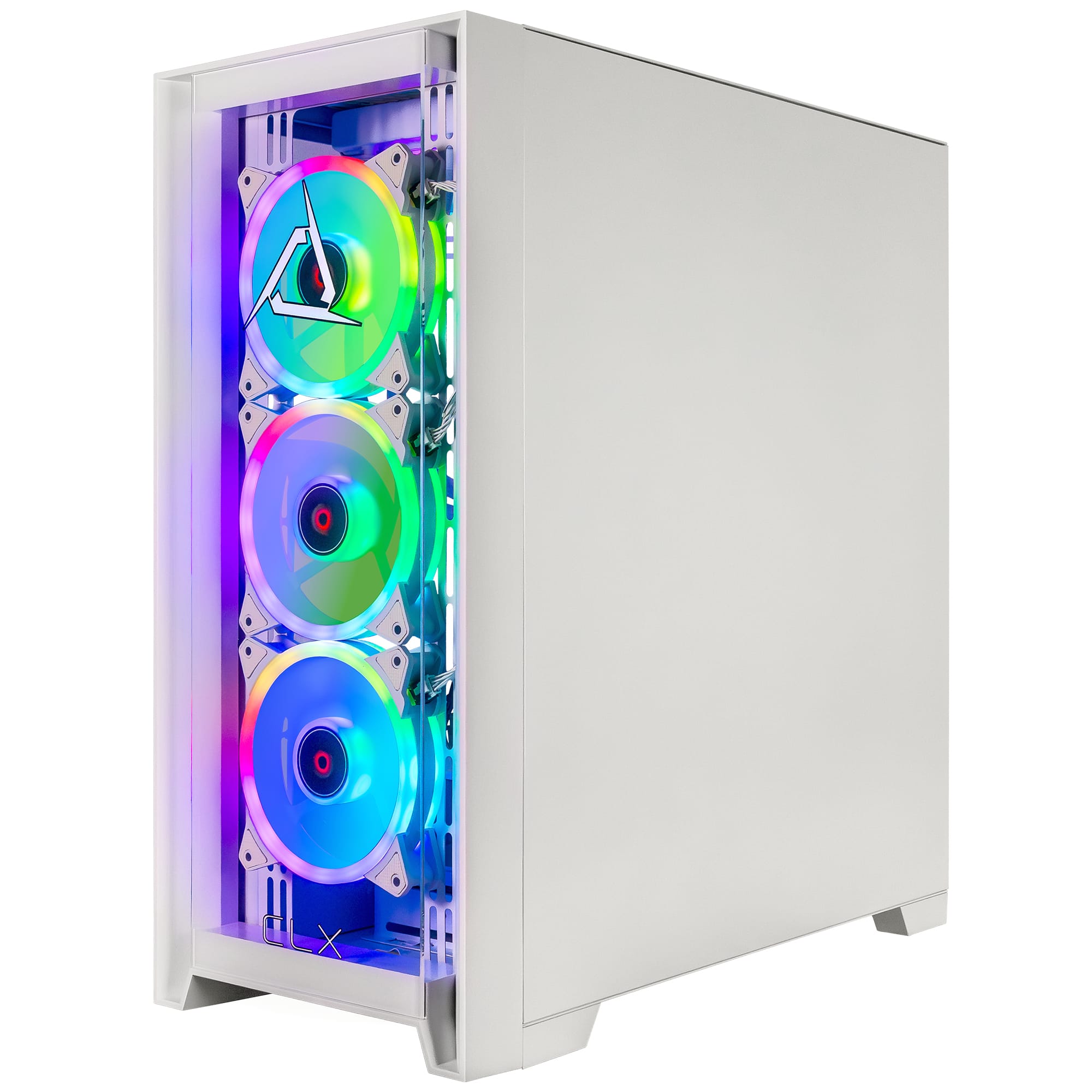 Back. CLX - CLX SET Gaming Desktop - Intel Core Ultra 7 265KF - 64GB DDR5 5600 Memory - GeForce RTX 5060 Ti 16GB - 2TB NVMe M.2 SSD - White.