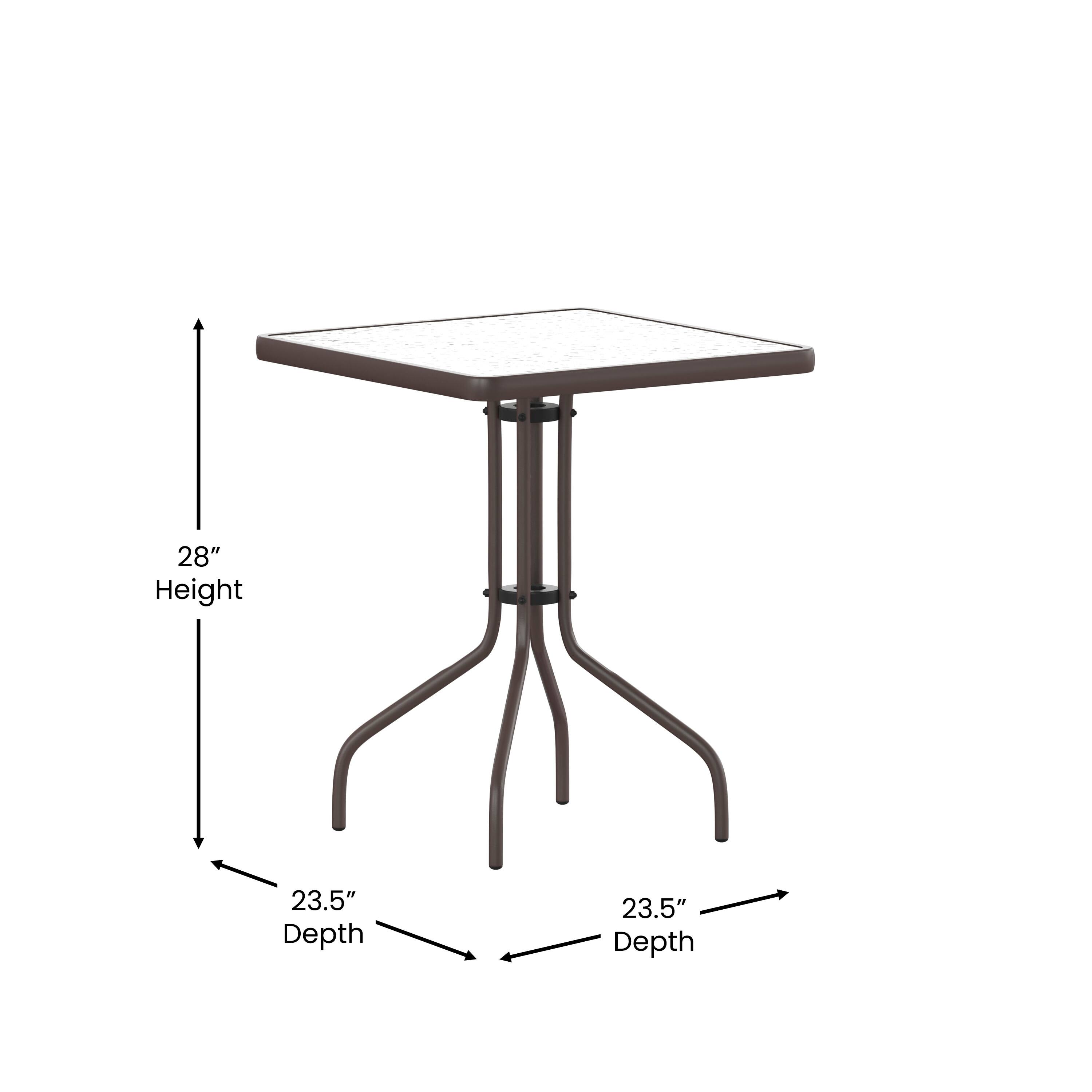 28" Height  
23.5" Depth  
23.5" Depth