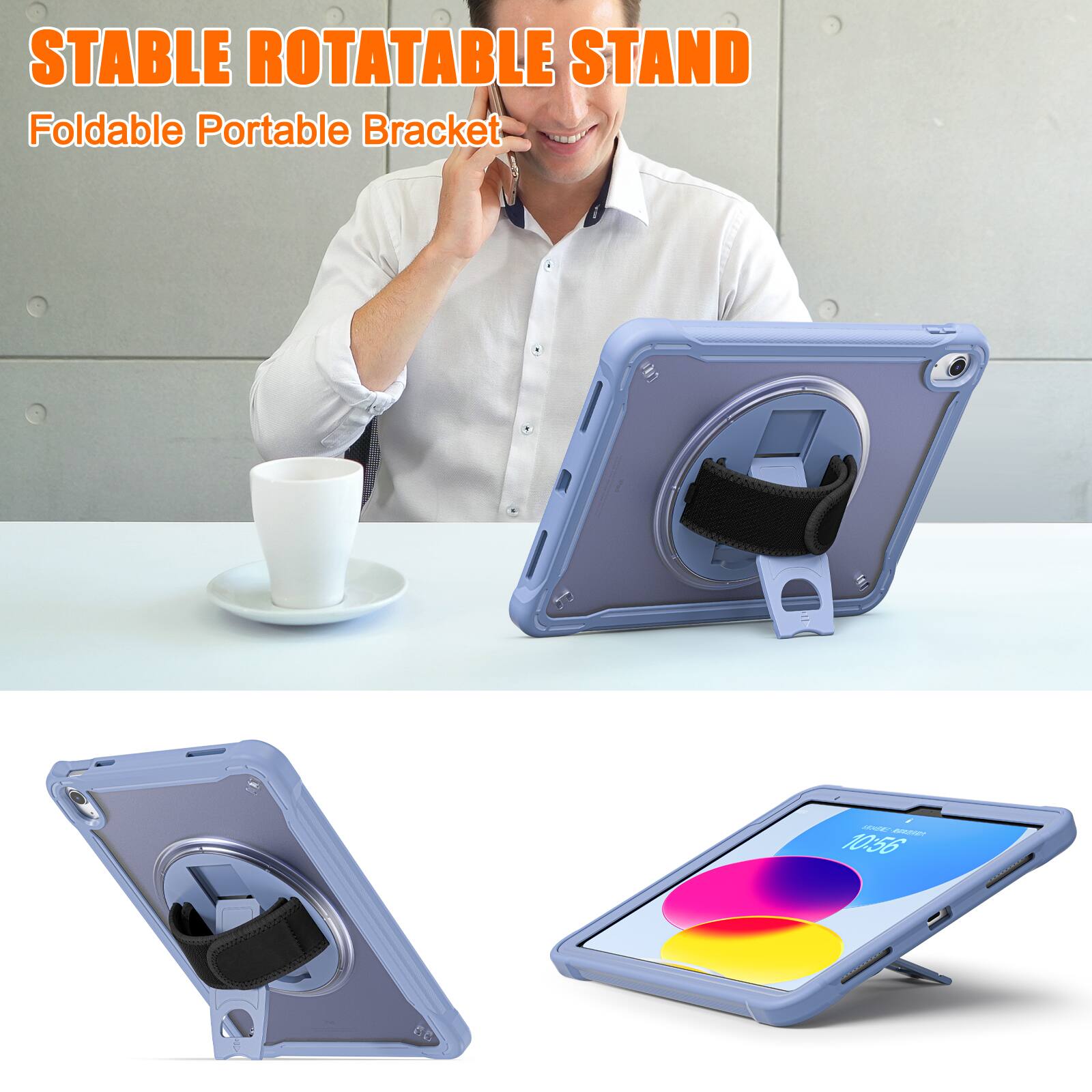 STABLE ROTATABLE STAND  
Foldable Portable Bracket