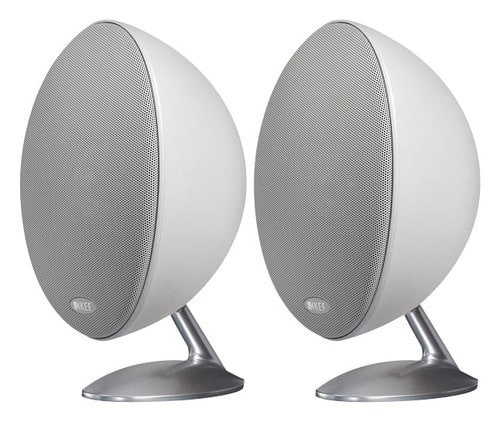 Front Standard. KEF - 4-1/4" 2-Way Satellite Speakers (Pair) - White.