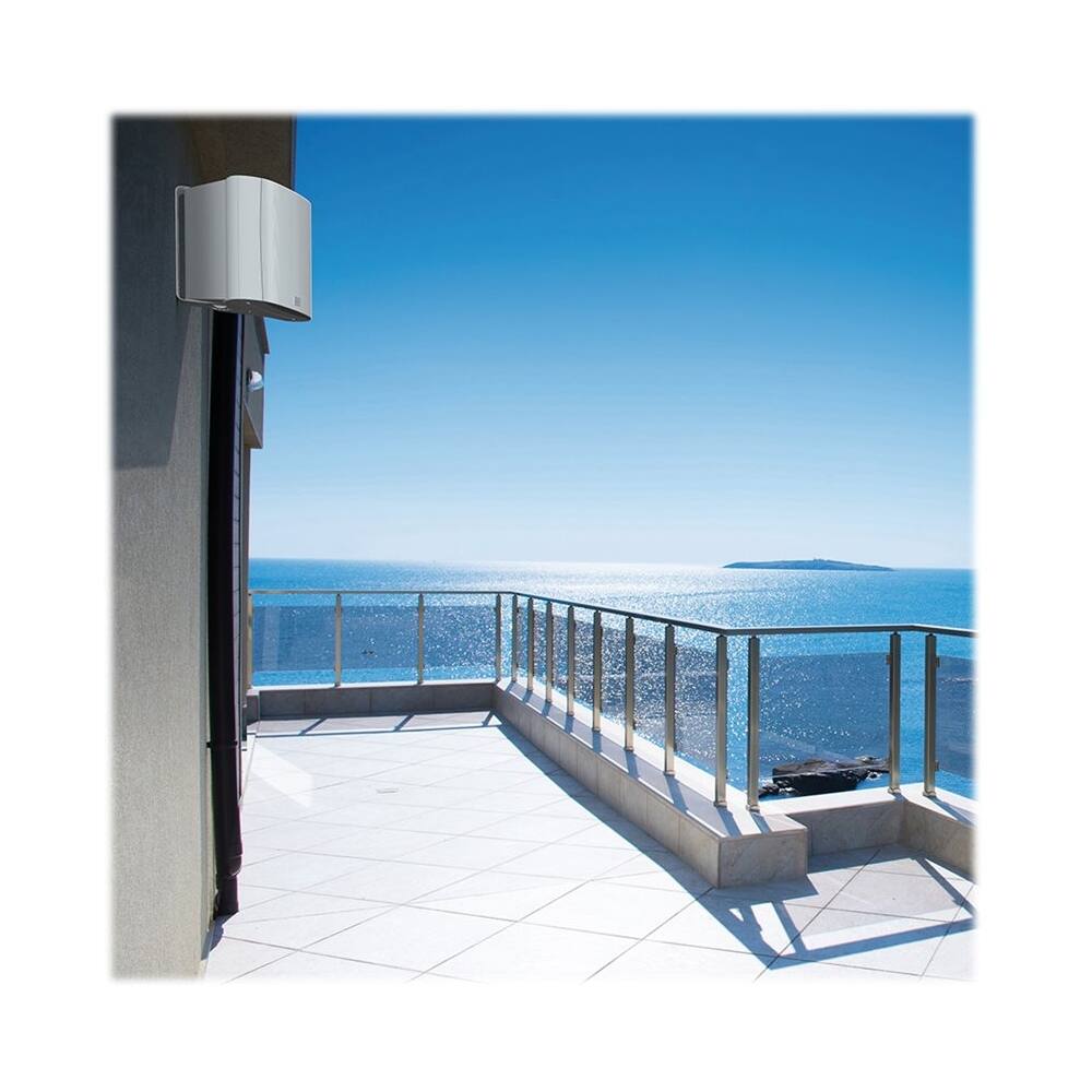 Left. KEF - Ventura 6-1/2" Passive 2-Way Outdoor Speakers (Pair) - White.