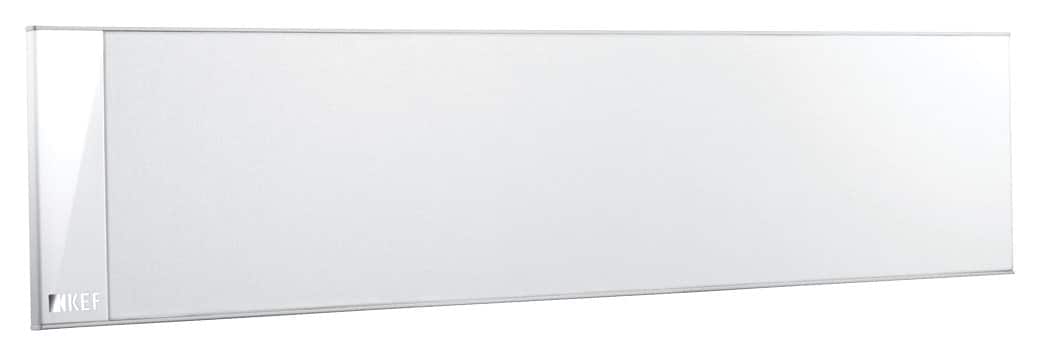 KEF - T Series Dual 4-1/2" 2-1/2-Way Center-Channel Speaker - White - Front_Zoom