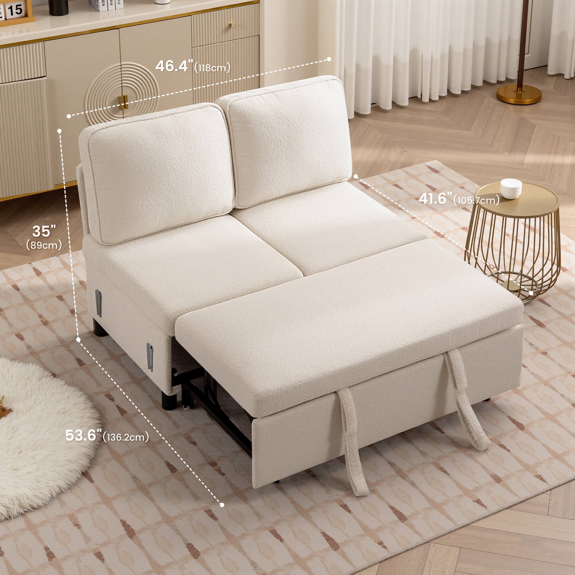 1 : 15 1 1 E 46.4" (118cm) 41.6" (105.7cm) 35" (89cm) 53.6" (136.2cm)