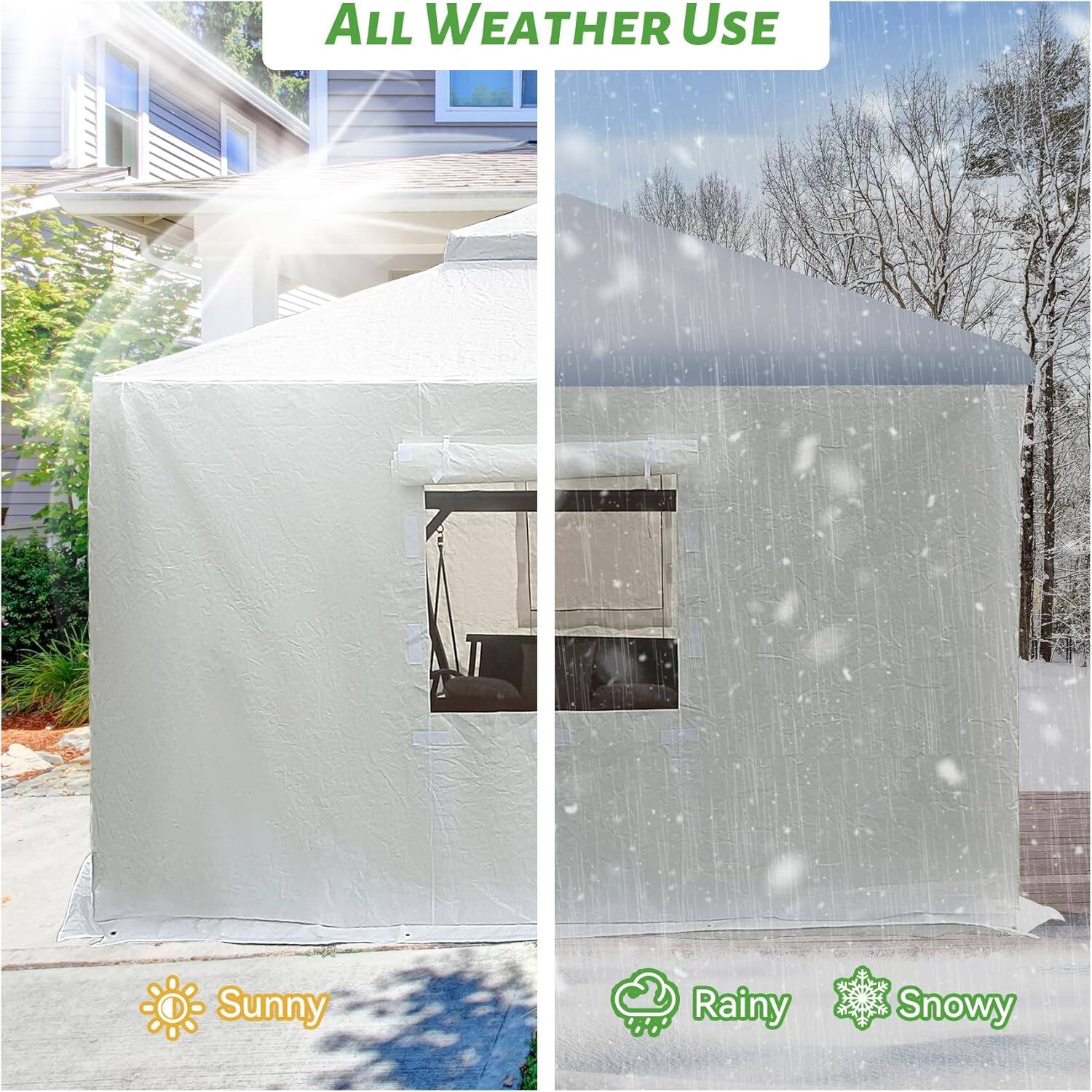 ALL WEATHER USE  
Sunny  
Rainy  
Snowy