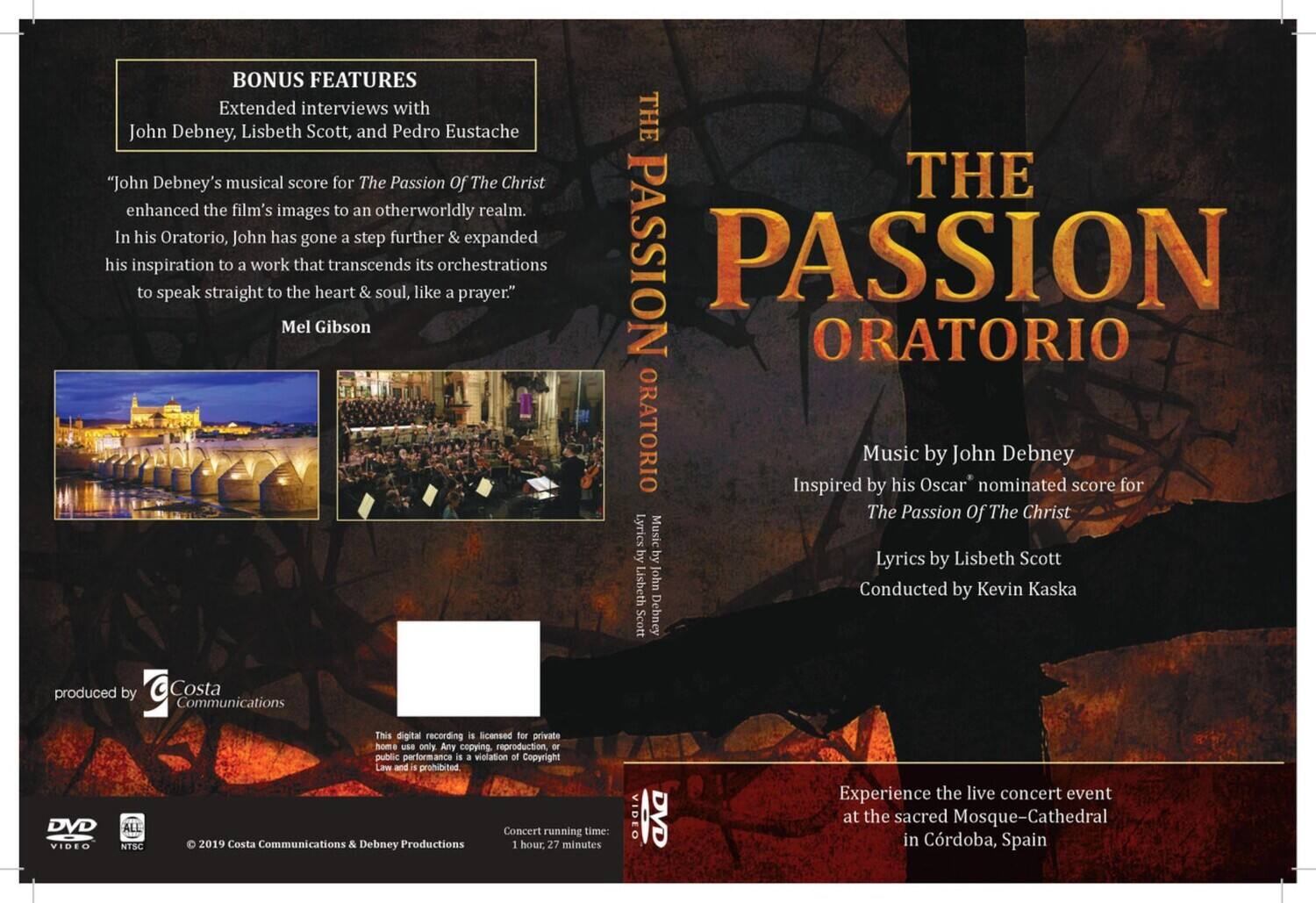 The Passion Oratorio: A Live Concert Event - DVD