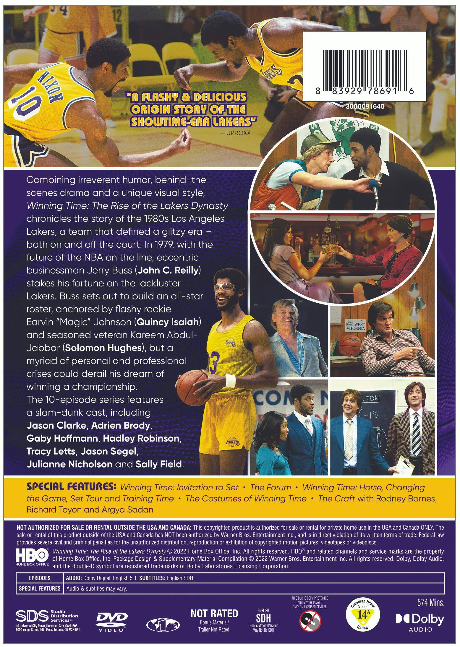 Back. Winning Time: The Rise of the Lakers Dynasty - Season One (Box Set) [DVD].