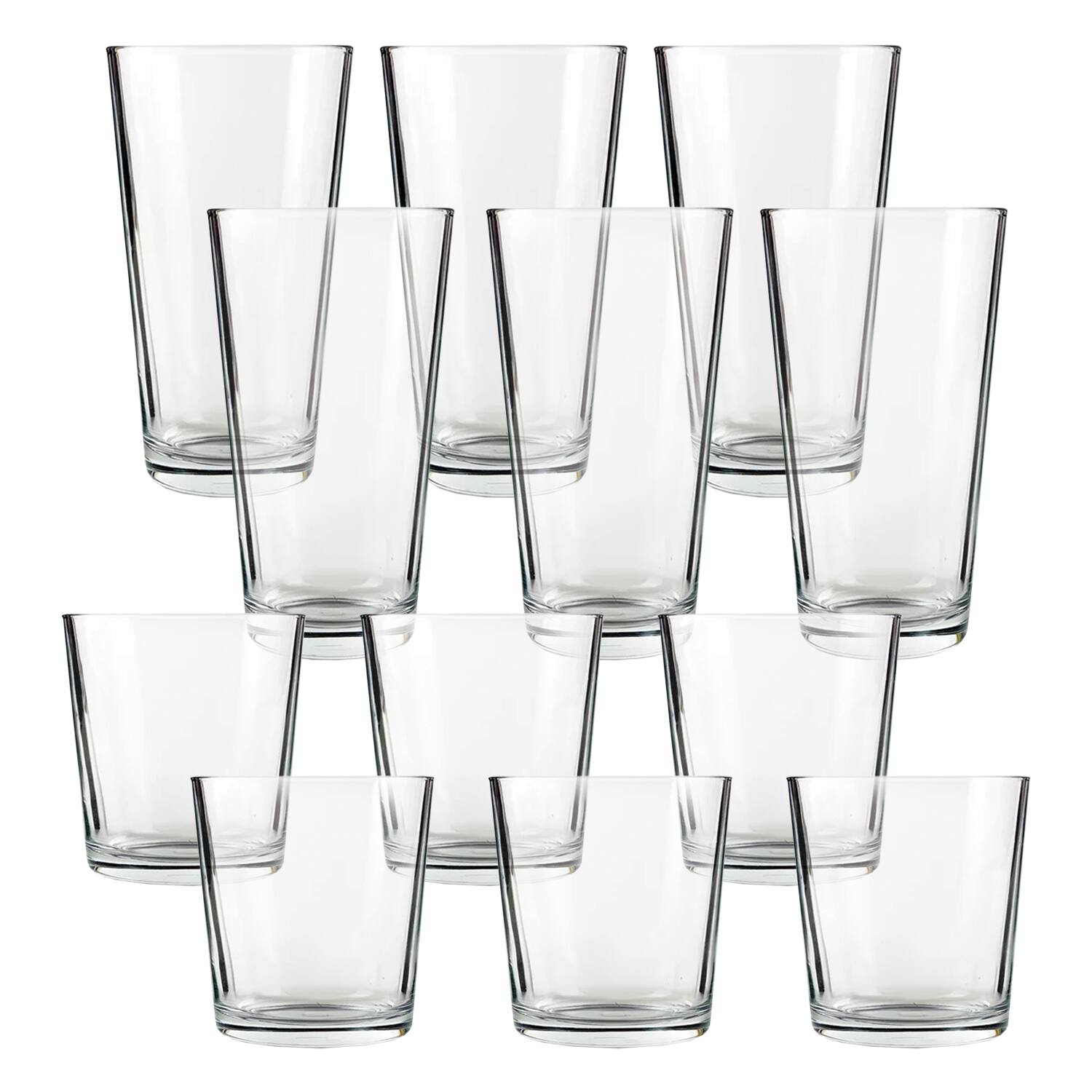 Jay Import - Simple Home 12PC Entertaining - Clear