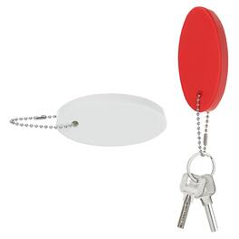 Unique Bargains - Floating Keychain, Bright Color Key Float Keyring Holder Waterproof, 2pcs - Fits Boating/Fishing/Swimming/Water Sports - Red, White