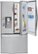 Front Zoom. LG - 32.0 Cu. Ft. French Door Refrigerator with Thru-the-Door Ice and Water - Stainless steel.