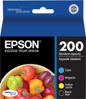 Epson - 200 4-Pack Ink Cartridges - Black/Cyan/Magenta/Yellow - Front_Zoom