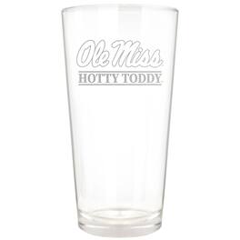 Great American Products - Ole Miss Rebels Etched 16oz. Rally Cry Pint Glass - Multicolor