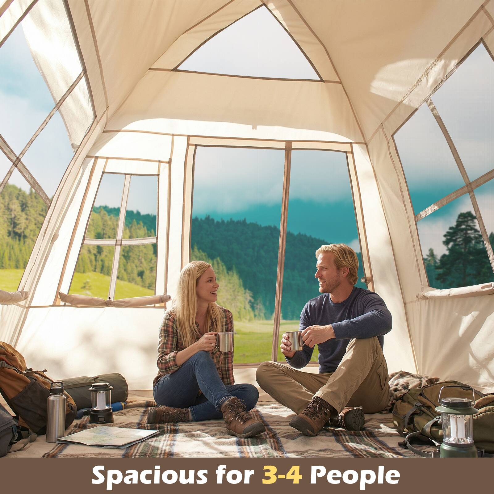 Spacious for 3-4 People