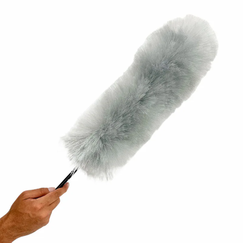 Home Kitchen Large 27" Inch Static Duster - With Multi Color Microfiber Cloths, Electrostatic Feather Duster Attracts Dust Like A Magnet, Assorted