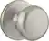 Angle Standard. Kwikset - Signature Series Juno Door Knob - Satin Nickel.
