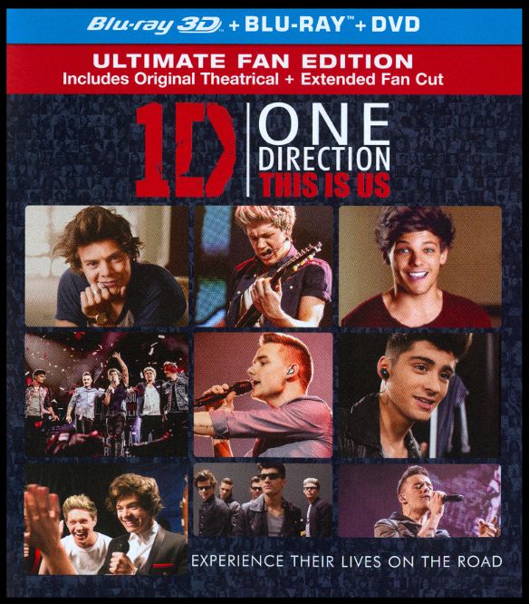 One Direction: This Is Us in 3D [Includes Digital Copy] [3D] [Blu-ray/DVD] [Blu-ray/Blu-ray 3D/DVD] [2013]