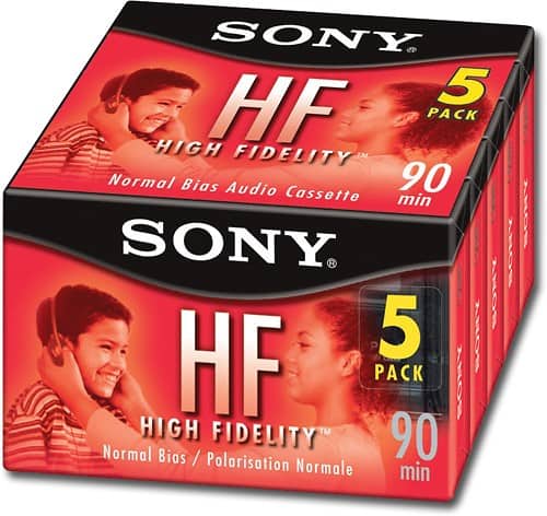Sony - 5-Pack 90-Minute Hi-Fi Audio Cassettes-Angle_Standard 