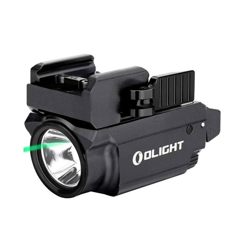 Back. OLIGHT - Olight Baldr Mini Rechargeable LED Pistol Light with Green Laser.