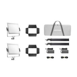 Godox - Litemons LP600R RGB LED White Light Panel with High Brightness 2 Light Kit