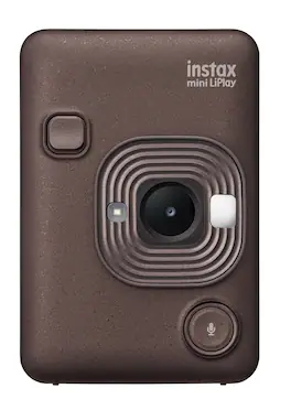 Fujifilm - instax mini LiPlay Hybrid Instant Camera - Deep Bronze