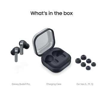 Samsung Galaxy Buds4 Pro Wireless Earbud Headphones Black SM Samsung Galaxy Buds4 Pro Wireless Earbud Headphones Black SM