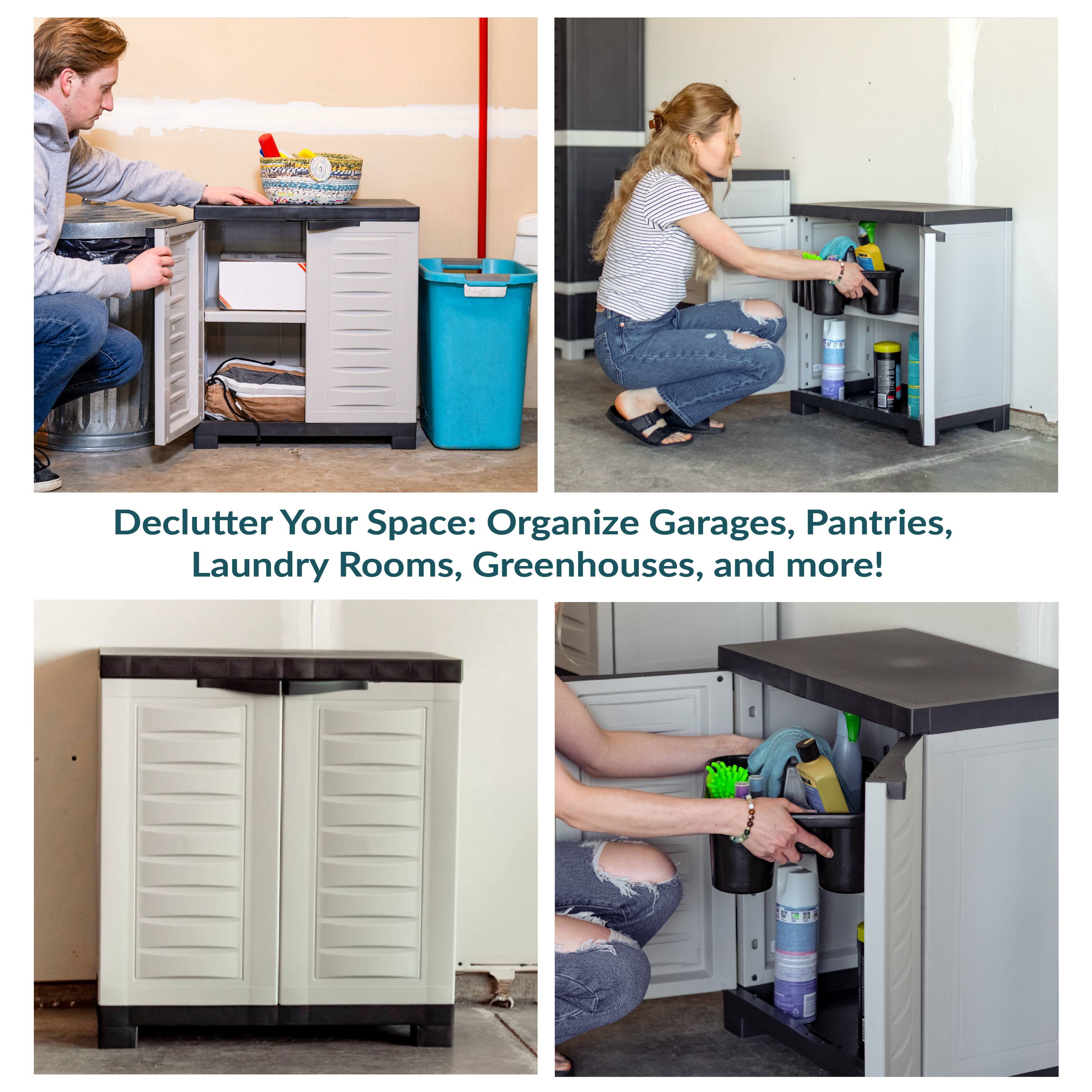 Declutter Your Space: Organize Garages, Pantries, Laundry Rooms, Greenhouses, and more!