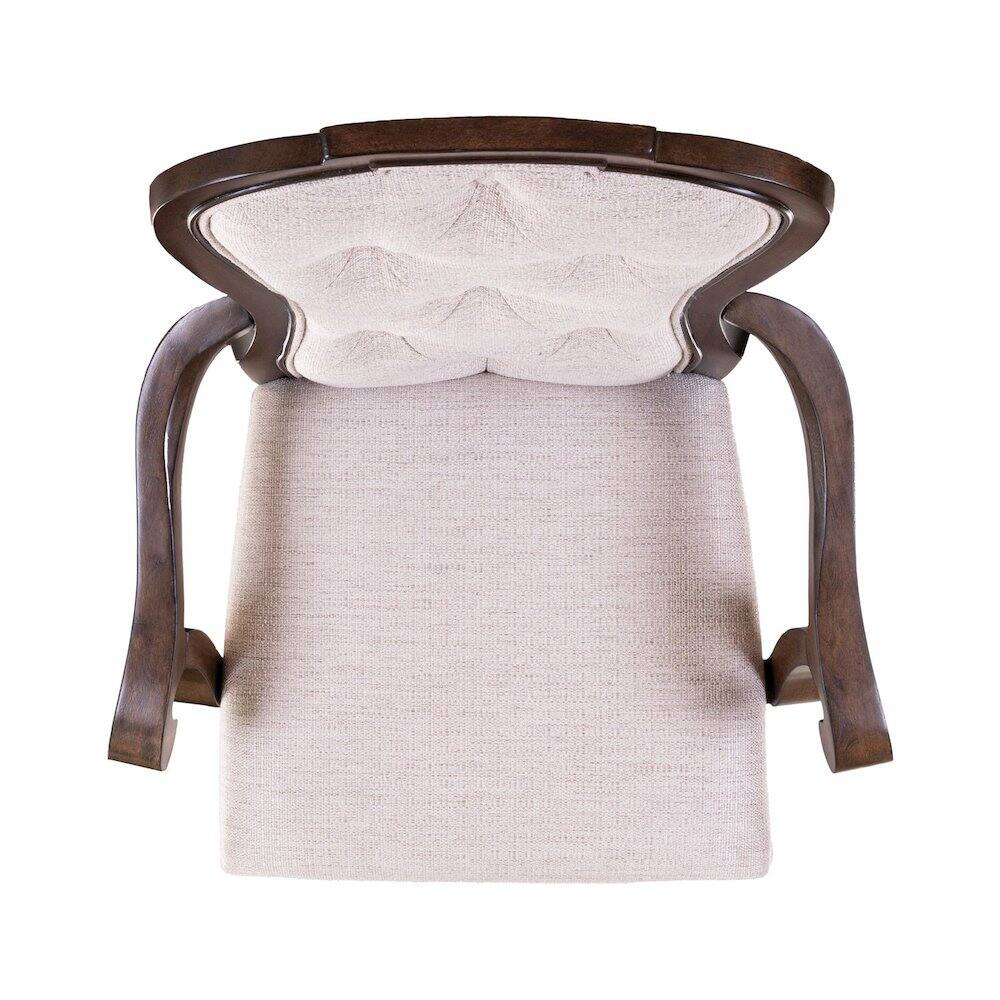 Alt View 3. Liberty Furniture Industries - Provence Park Uph Arm Chair for Dining Room - Set of 2 - Chateau Brown - Brown.