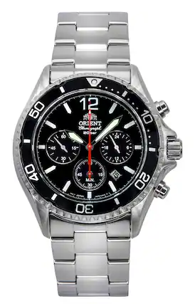 50 I 60 12 ORIENT Chronograph 20 bar 24 10 -45 40 30 . 15- 18 12 45 15 15 M.N. 30 MOV'T . 2 JAPAN VETS-UACE 30 6 - 20