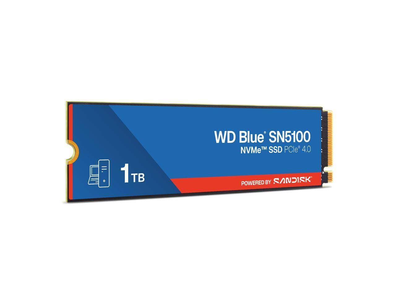 WD Blue SN5100  
1TB  
NVMe™ SSD PCIe® 4.0  
POWERED BY SANDISK