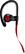 Front. Beats - PowerBeats Clip-On Earbud Headphones - Black.