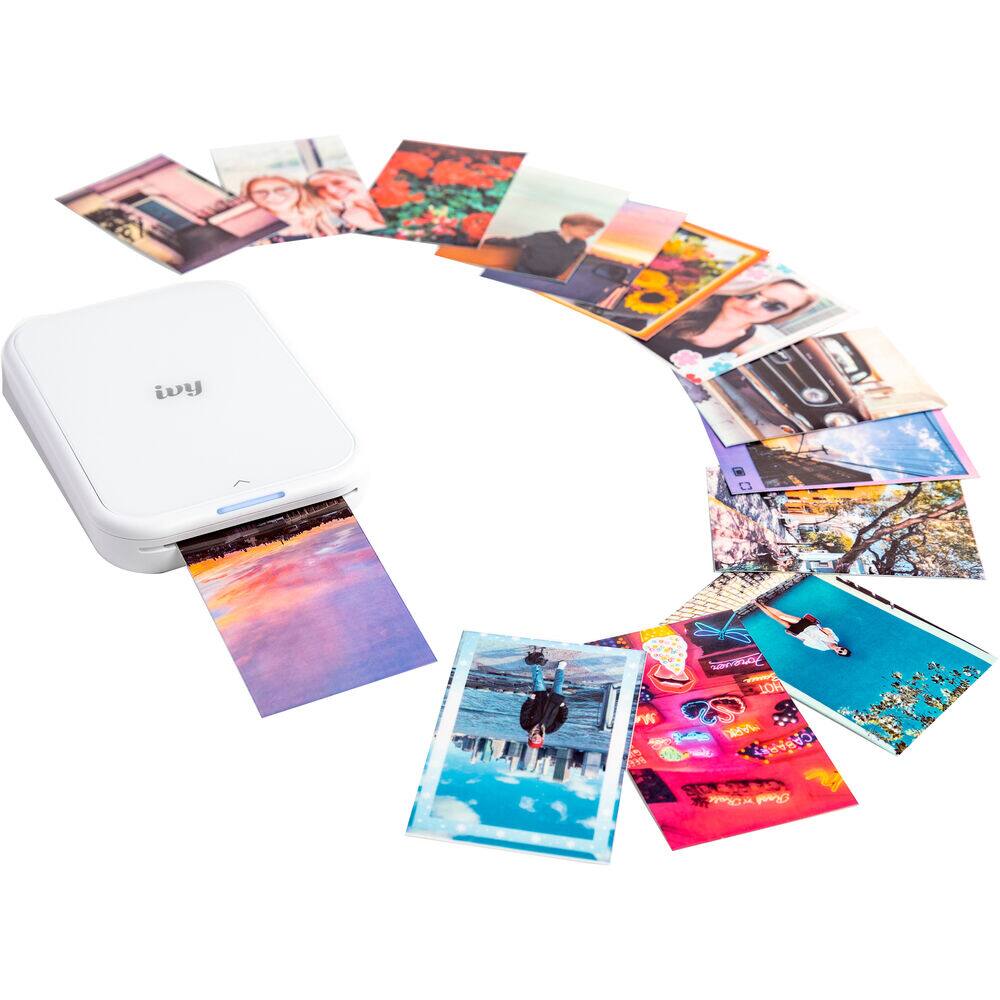 Bundle Canon IVY 2 Mini Photo Printer Pure White, Bluetooth