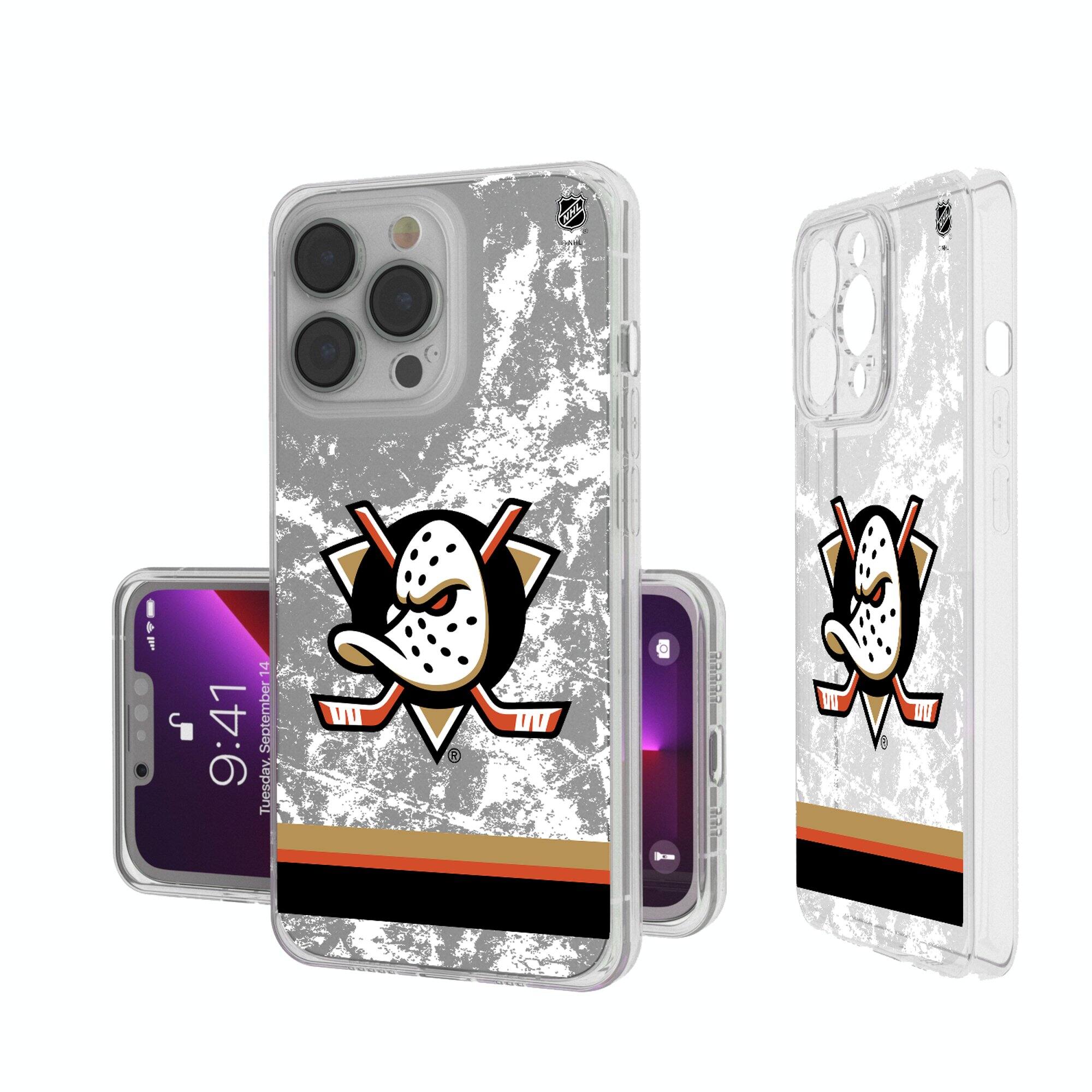 Keyscaper - NHL - Anaheim Ducks iPhone Stripe Clear Ice Case - 14 Pro Max - Multicolor price history on PriceWatchPro