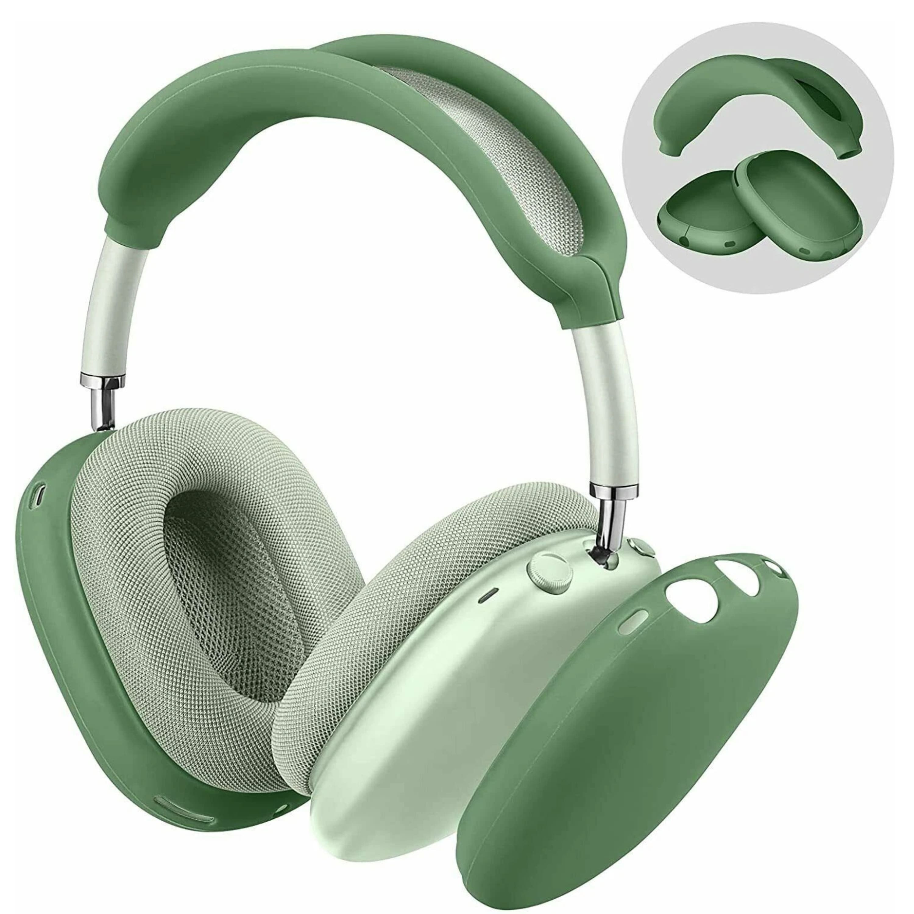 Kitcheniva - Soft Silicone Protective Case For AirPods Max Headphones Green