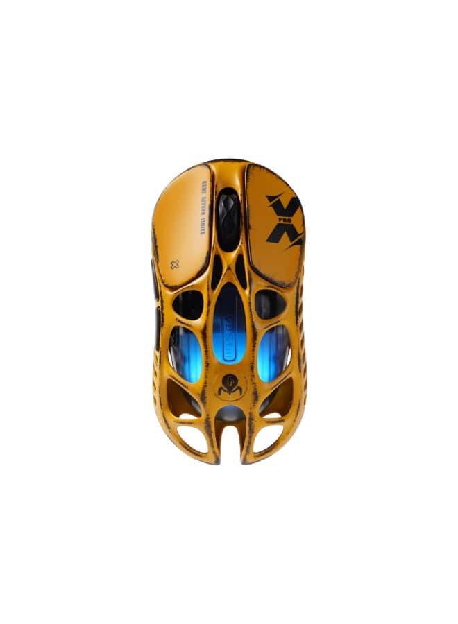 GravaStar - Mercury X Wireless Gaming Mouse___Special Edition - Wireless - Battle-Worn Yellow